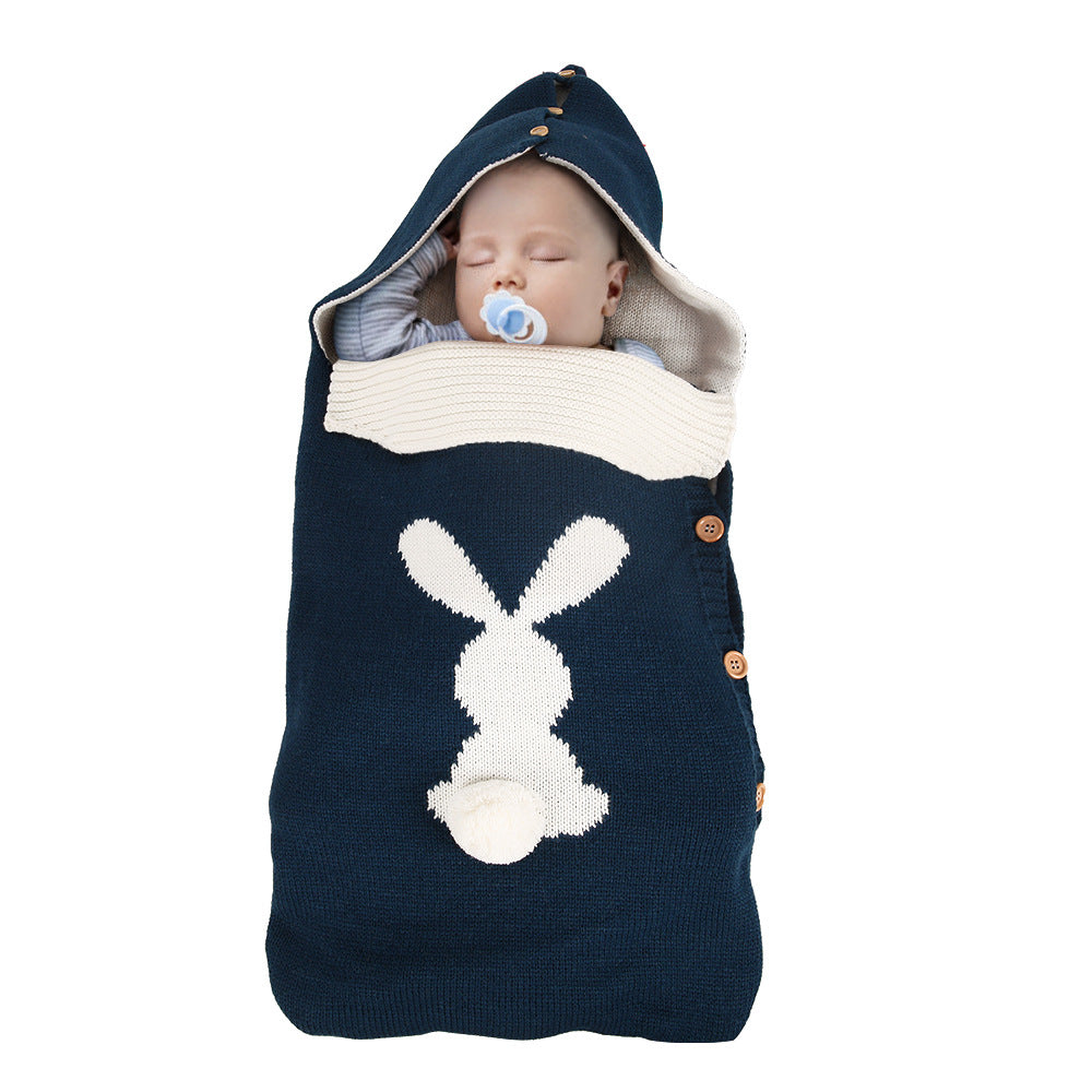 Knitted Rabbit Sleeping Bag