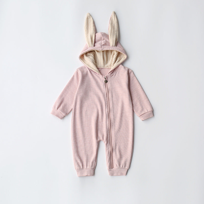 Big Rabbit Ears Hooded Romper