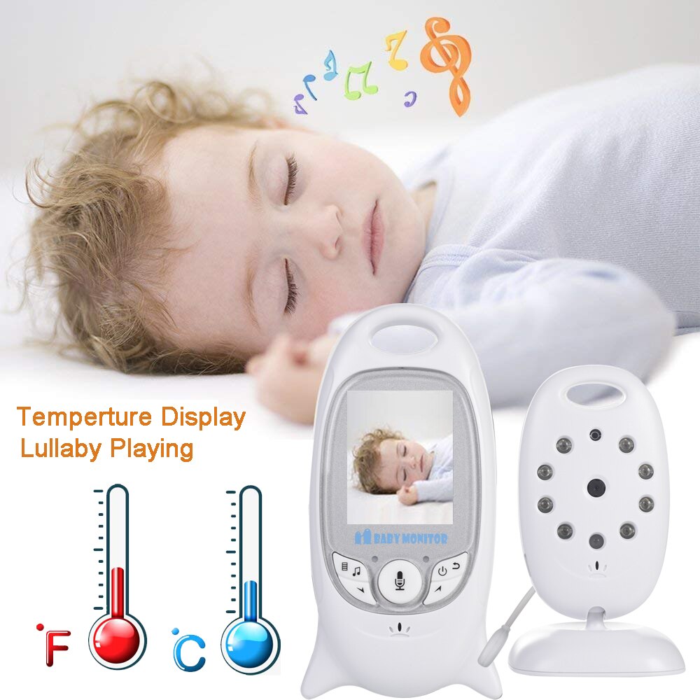 Video Baby Monitor with Night Vision and Lullabies