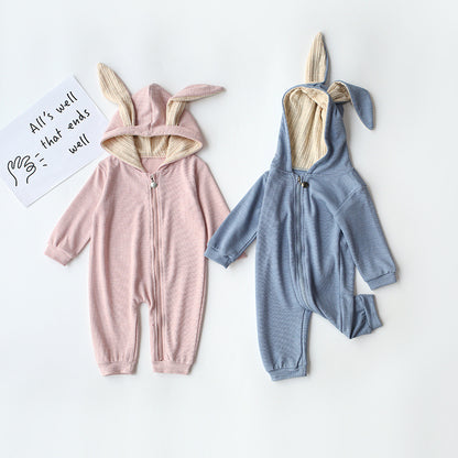 Big Rabbit Ears Hooded Romper