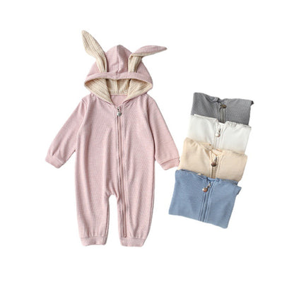 Big Rabbit Ears Hooded Romper