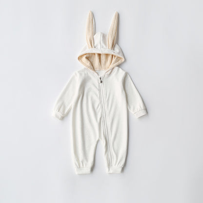 Big Rabbit Ears Hooded Romper