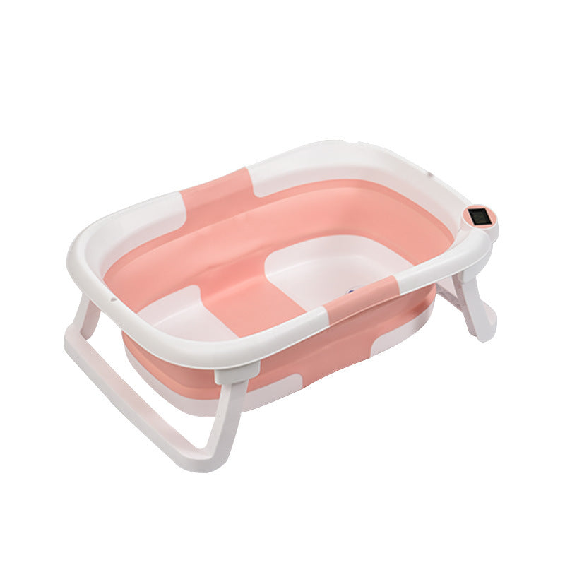 Portable Bathtub with Temperature Display